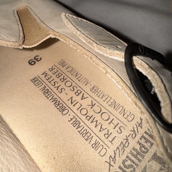 Mephisto Nonny Sand Beige Slingback Nubuck Open Toe Sandals EU 39 US 9 - Picture 8 of 8